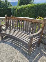 Gartenbank Holz gebogen
