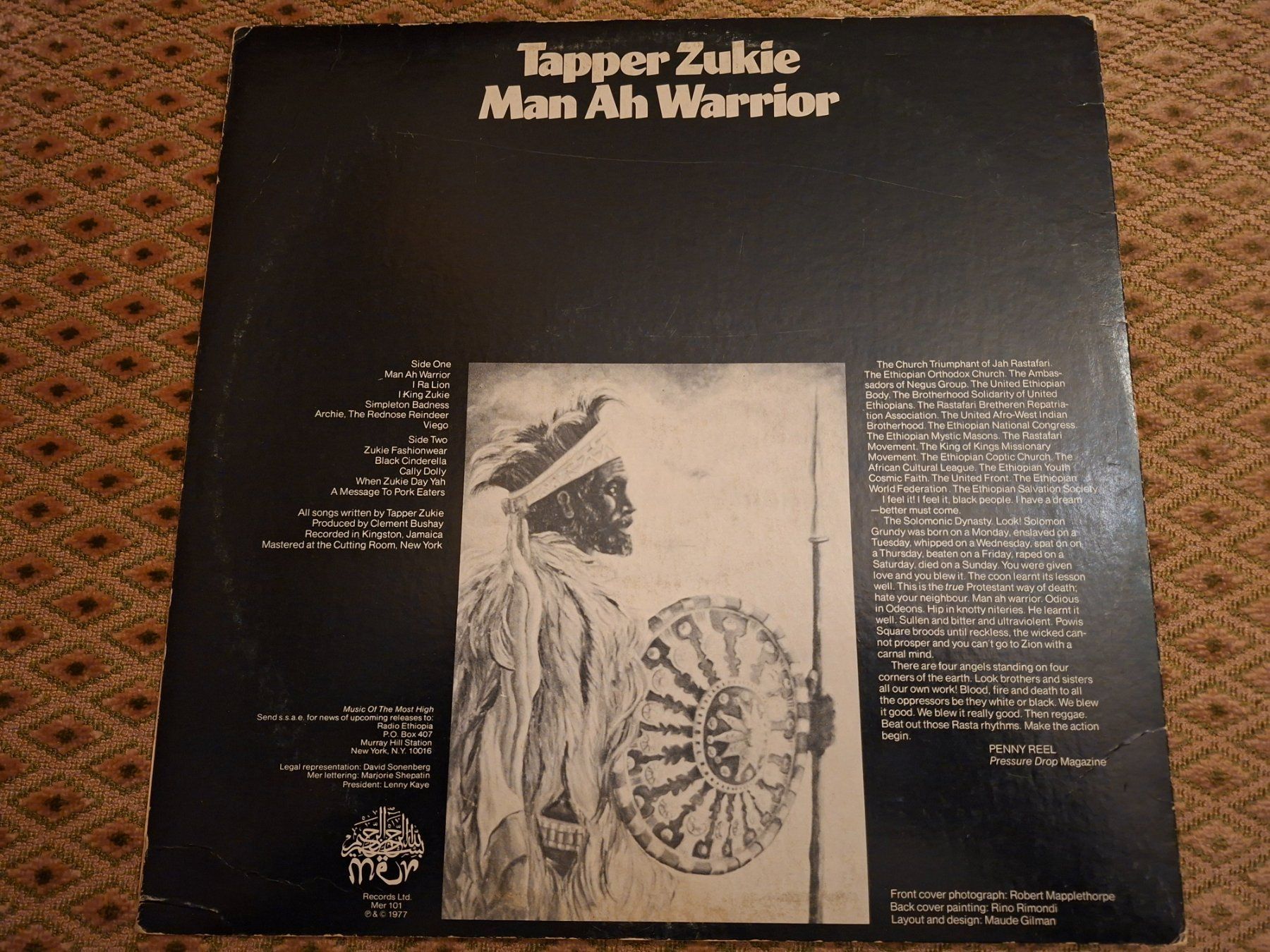 Dischi in vinile: Reggae LP - Tapper Zukie - Man Ah Warrior – Usato da Bernex venduto da Wannabehasbeen01 1