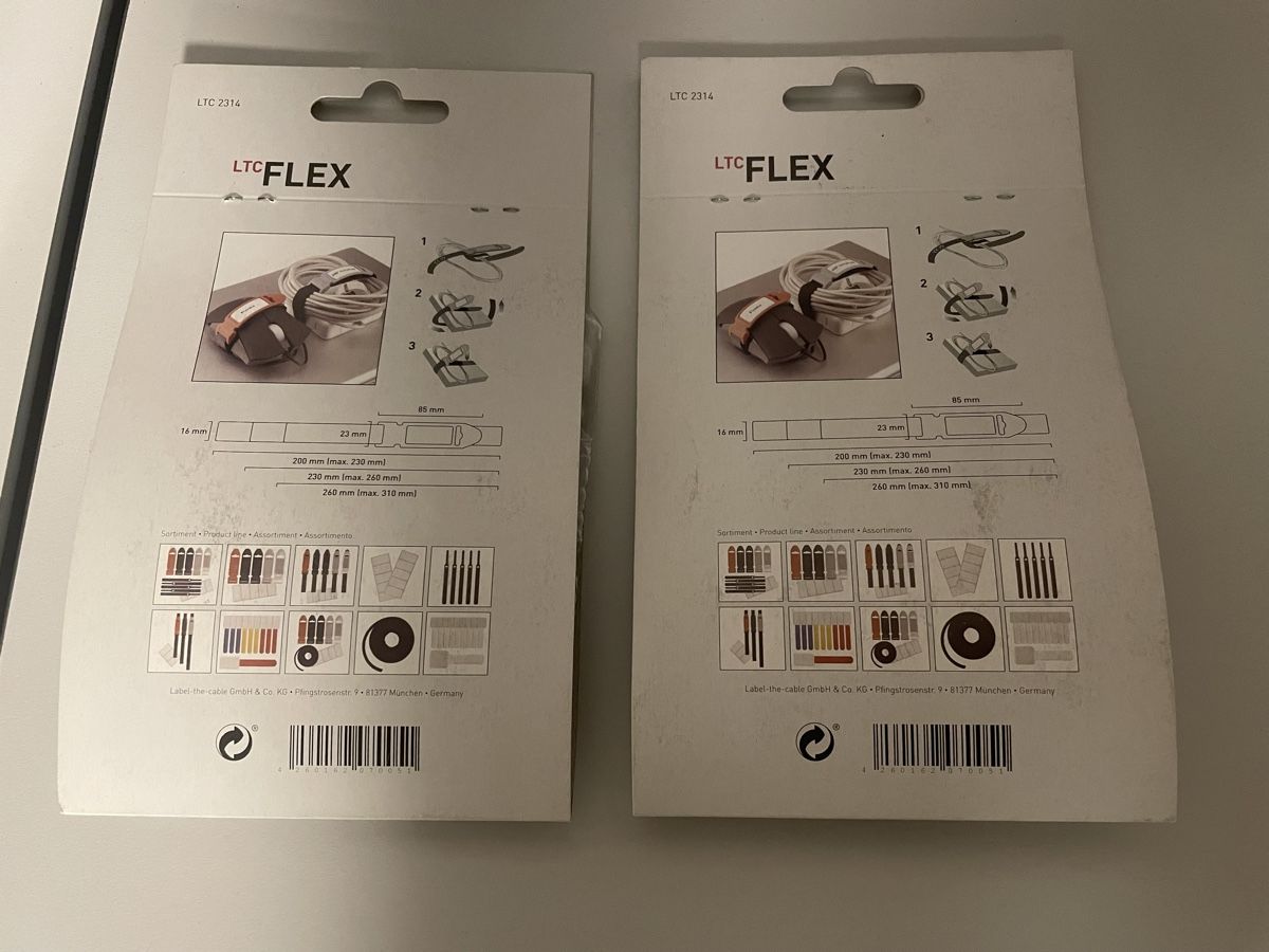 Cavi: 2 lots attaches câbles Label The Cable LTC Flex neufs – Nuovo e nell'imballaggio originale da Denges venduto da Ricautomotive 1