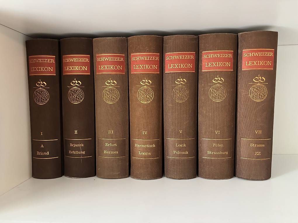 Bücher: Schweizer Lexika in 7 Bänden – Gebraucht aus Pratteln von Lumpigumpi