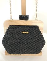Crochet Bag ClicClac- Borsa fatta a mano all'uncinetto