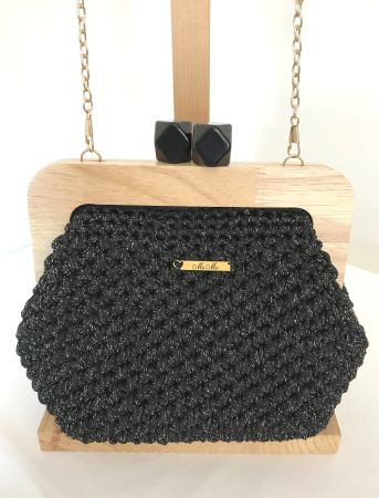 Crochet Bag ClicClac- Borsa fatta a mano all'uncinetto