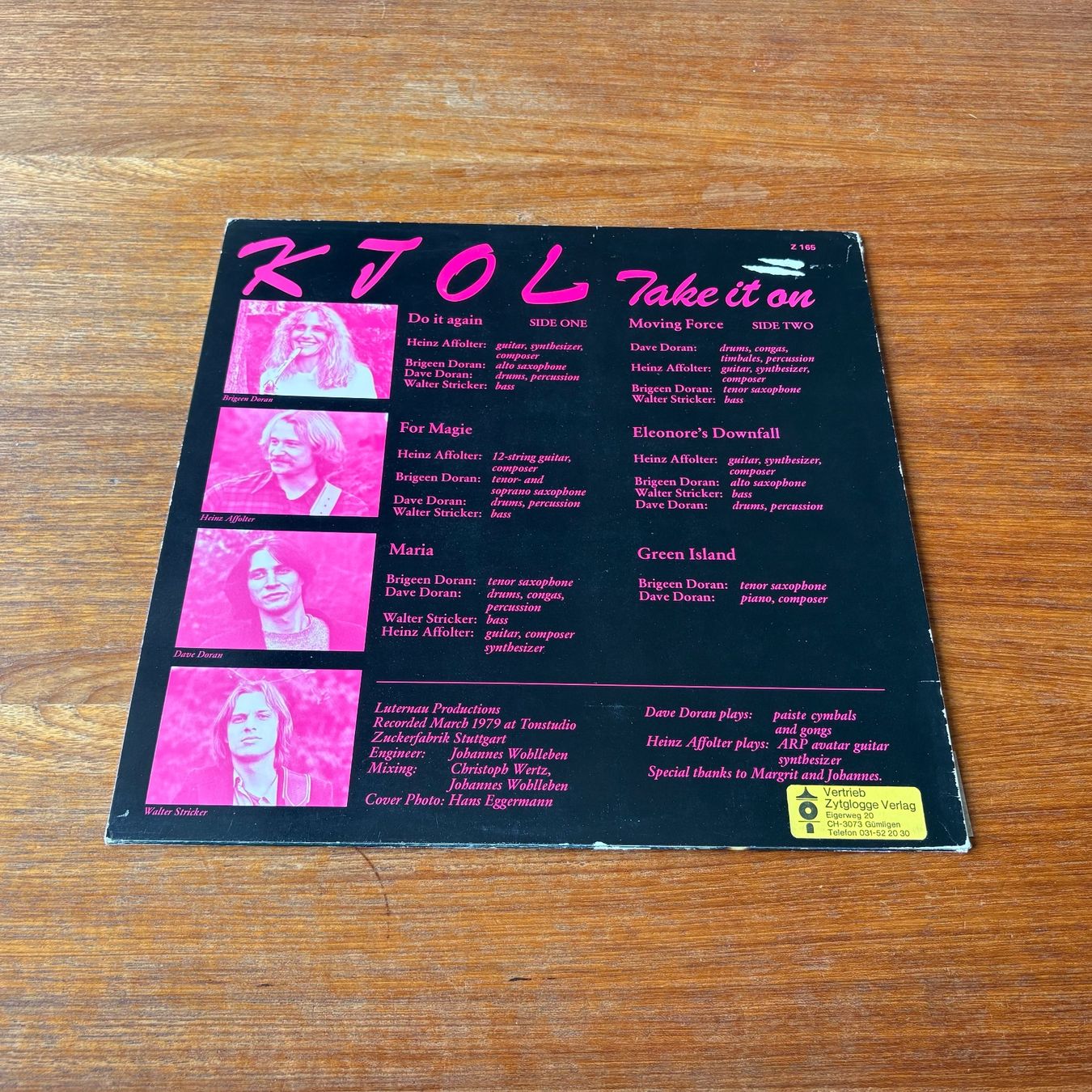 Schallplatten: KJOL - Take It On – Gebraucht aus Zürich von gaal7 1