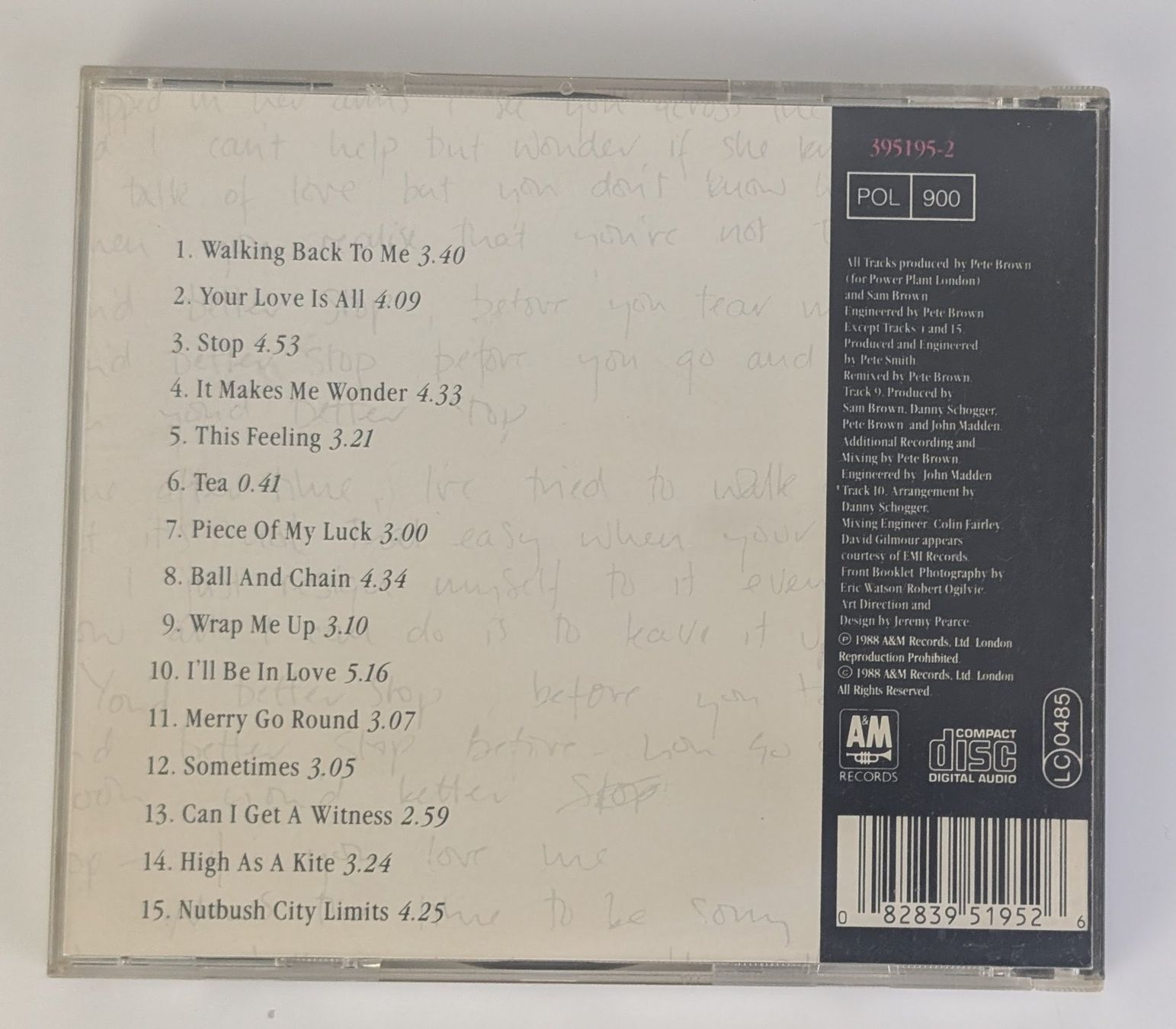 CD: Sam Brown - Stop! CD Album - Pop Klassiker! Top – Usato da Zürich venduto da 1.Simon 1