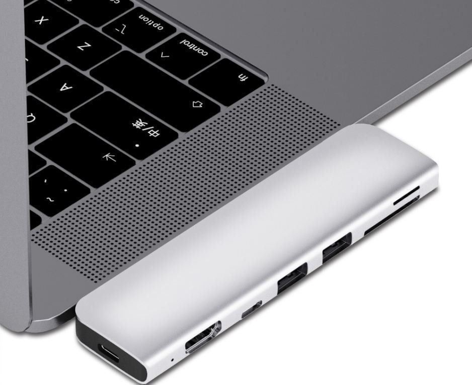 Hub & Switch: Apple Pro/Air 2018/19 USB 3.1 Typ-C-Hub – Nuovo e nell'imballaggio originale da Unterägeri venduto da RmOnline 3