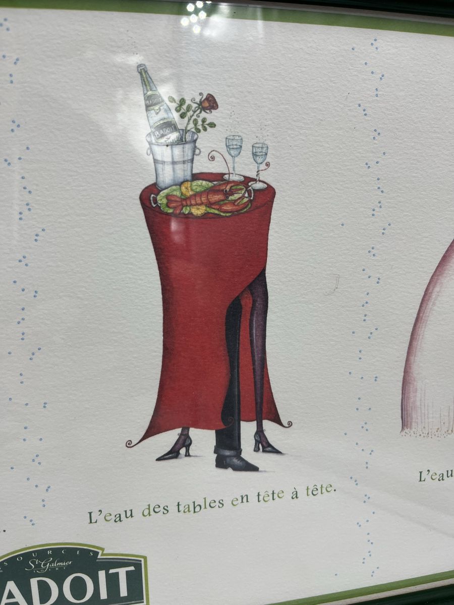Foto & Immagini: Tableau Badoit Publicitaire Vintage - Idée Cadeau! – Nuovo (secondo la descrizione) da Genève venduto da Eric1823 6