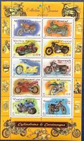 2002 Frankreich Motorräder Kleinbogen Postfrisch