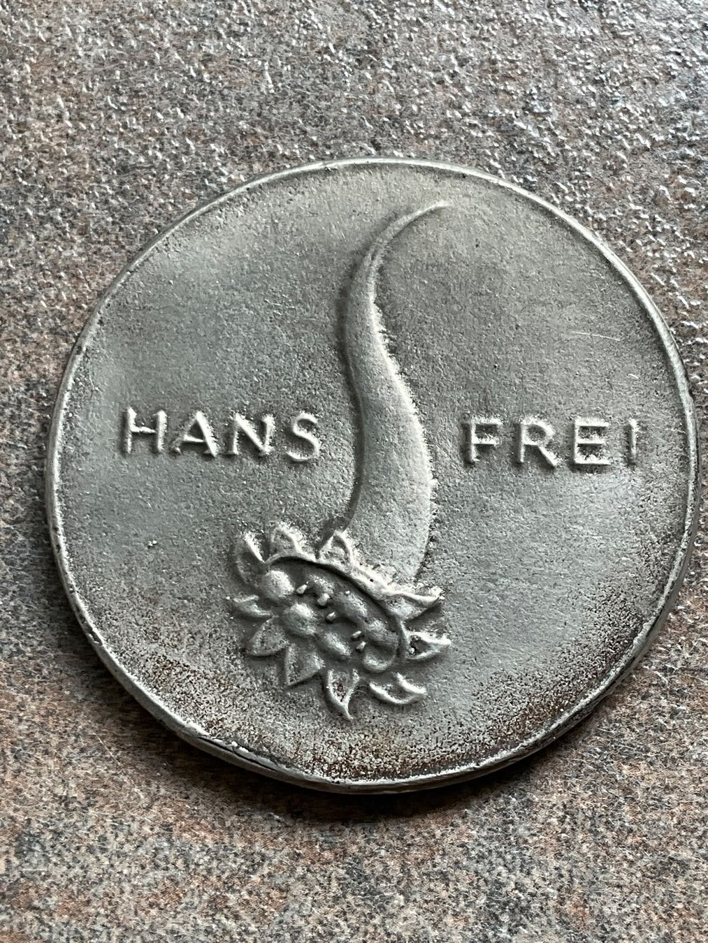 Medaillen: Medaille Hans Frei 1932 Bene Vertat – Gebraucht aus Basel von elster1986 1