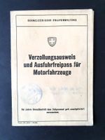 Für Fan Käfer, Verzollungsausweis für Motorfahrzeuge, 1955