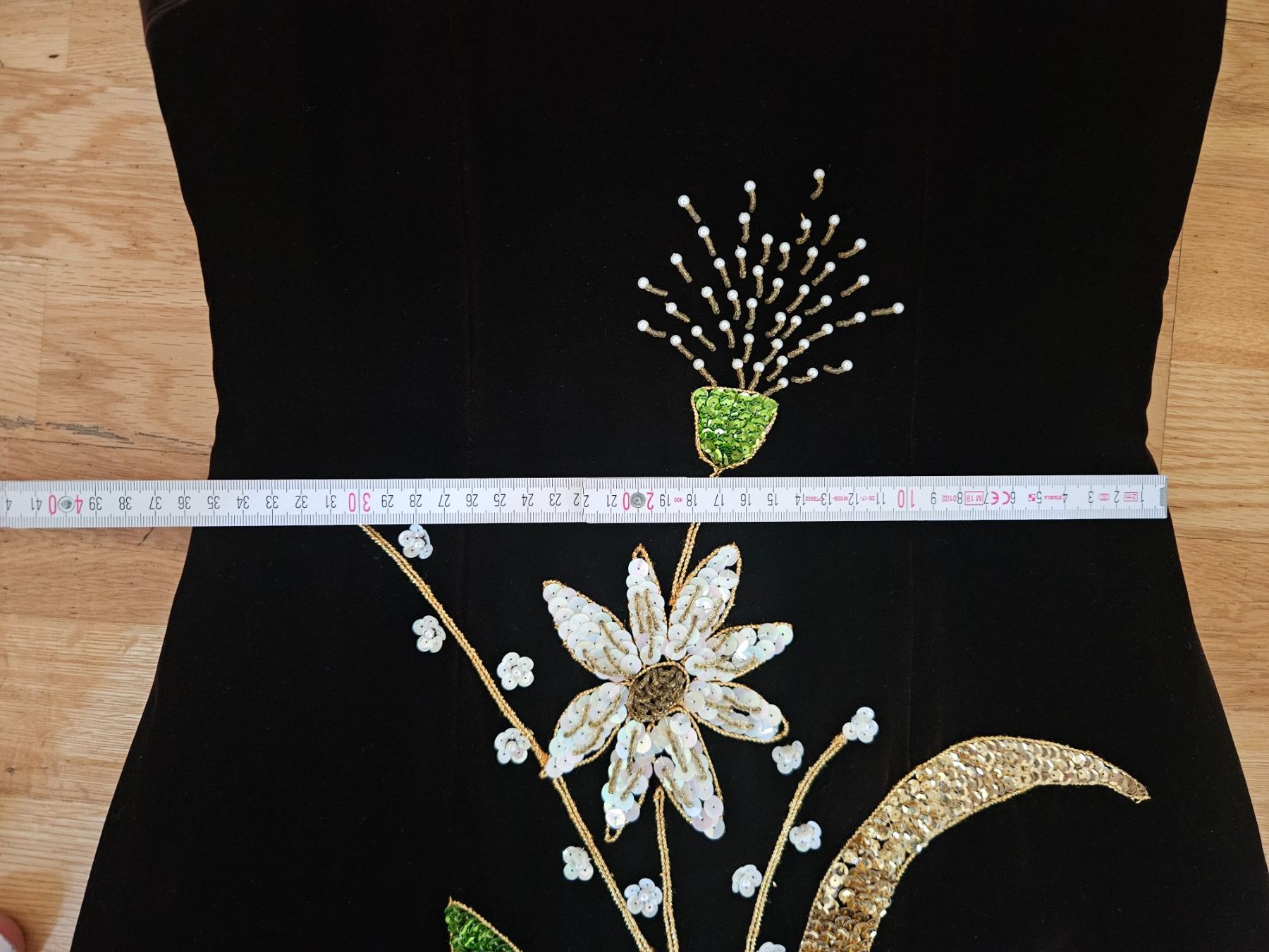 Vestiti: Abendkleid Samt, Designer Vintage, Grösse 36 – Usato da Basel venduto da izz_m9db 3