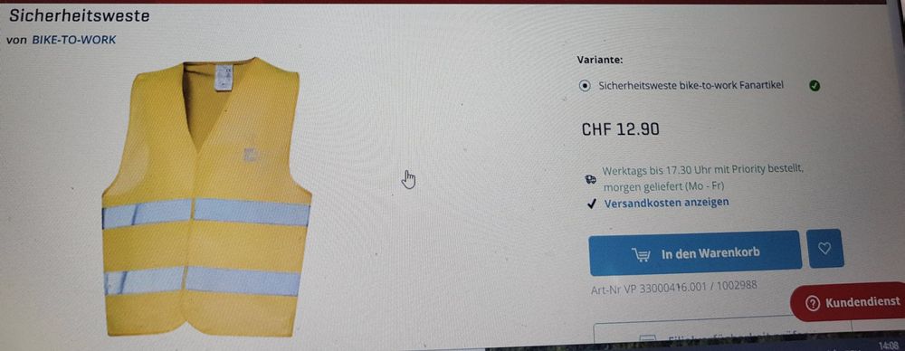 Gilet & Giacche: 5 St. reflektierende Sicherheitswesten, Neu und orig. verp. – Nuovo e nell'imballaggio originale da Dietikon venduto da Nirupama 1
