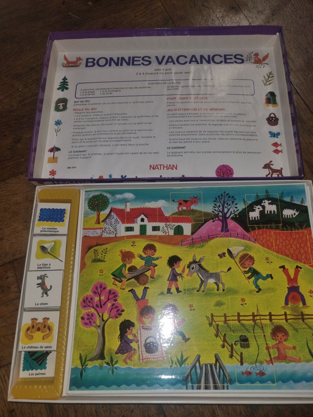 Giochi: Jeu vintage "Bonnes Vacances!" Nathan complet – Usato da Fribourg venduto da jarmilka 1