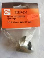 Alu-Spinner Elektro 35mm Durchmesser für 2mm Welle