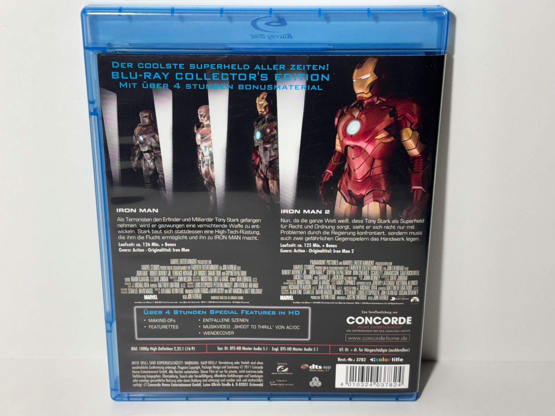 Tutti i DVDs: Iron Man 1&2 Blu Ray – Usato da Wilderswil venduto da Mr.Fury 1
