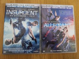 Divergent Die Bestimmung Teil 2 und 3 DVD Fan Edition