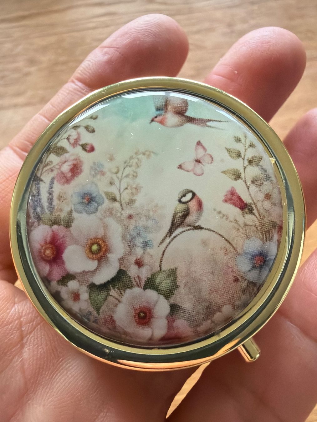 Contenitori & Simili: Pillen box metal rund – Nuovo e nell'imballaggio originale da Zürich venduto da joyfulgrace 1