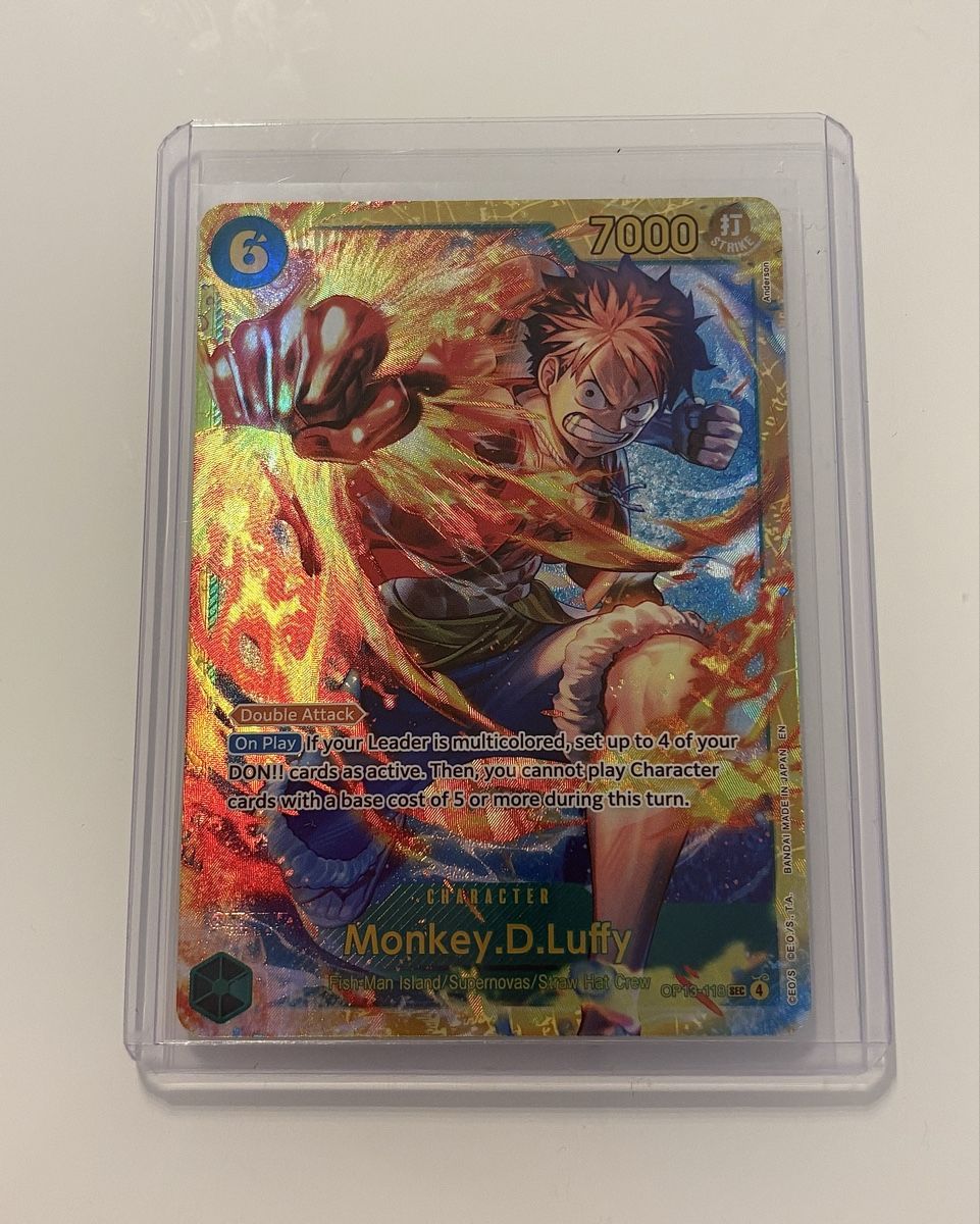 Bandai Cartes à collectionner: One Piece TCG - Monkey.D.Luffy OP13-118 – Neuf (Voir description) à Pieterlen par Mira_o7