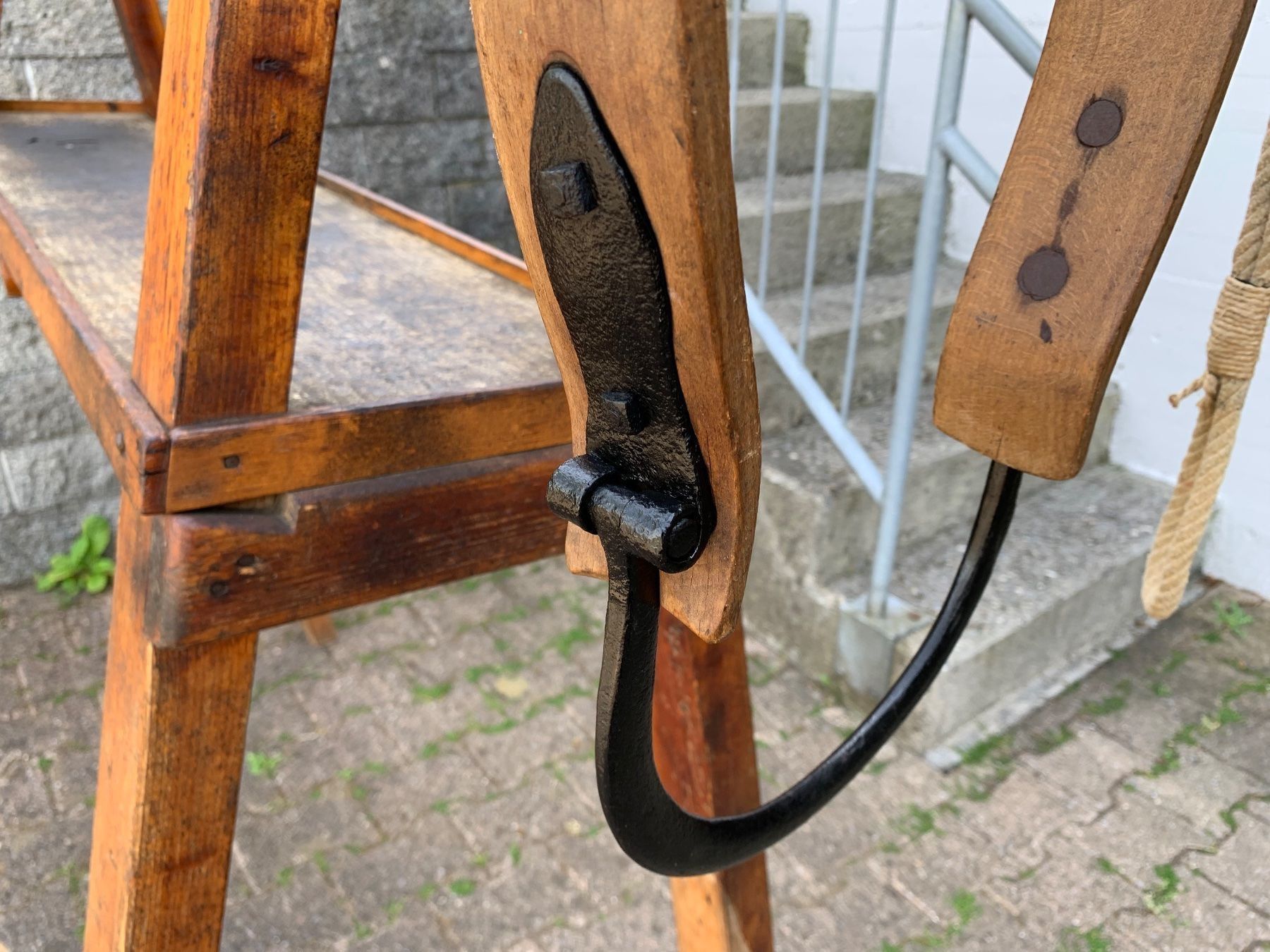 Campanacci mucche: wunderschönes antikes Ochsenjoch – Usato da Feldbach venduto da Fea1 2