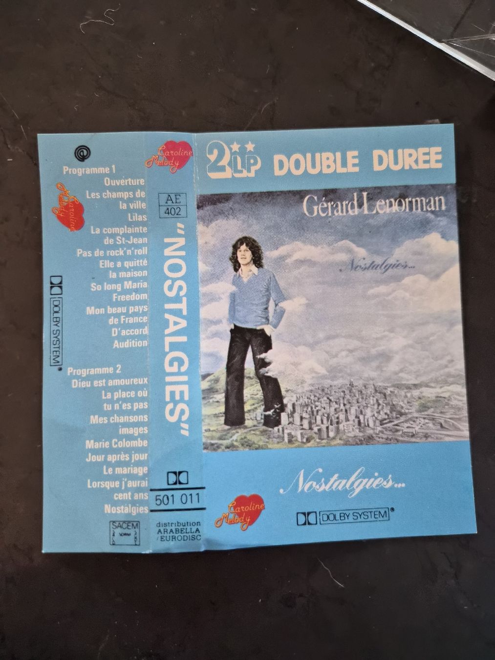 Musicassette: Cassette Audio Gérard Lenorman Nostalgies, Double Durée! – Usato da La Joux FR venduto da car_ck96 2