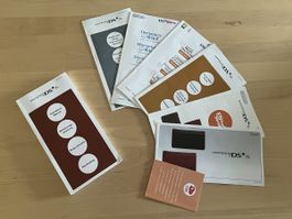 Nintendo DSi XL Anleitungen Set komplett