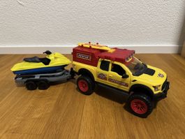 Toy Lifeguard Truck with Jet Ski Trailer