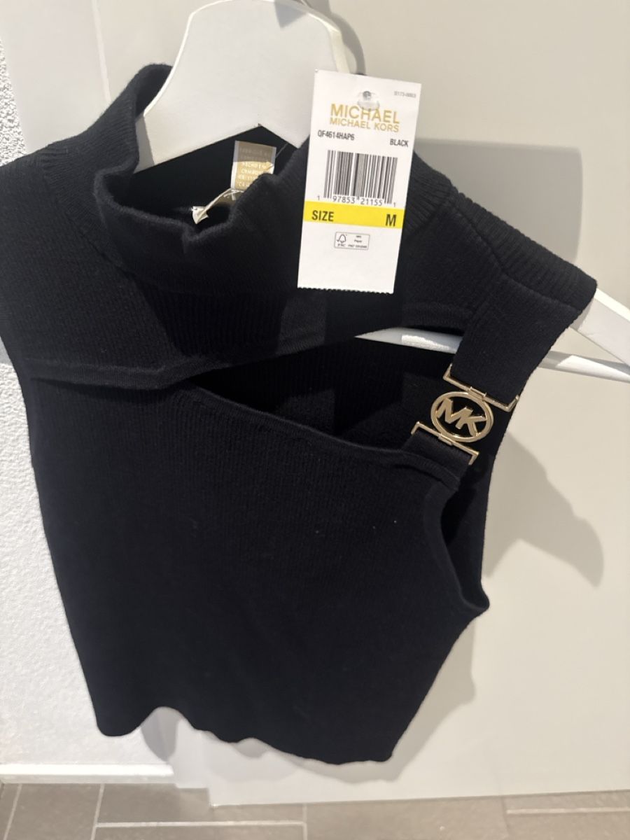 Michael Kors T-shirt: Michael Kors Schwarz Pullover Grösse M mit Logo-Accessoires – Nuovo e nell'imballaggio originale da Fribourg venduto da mal_fq2y 1