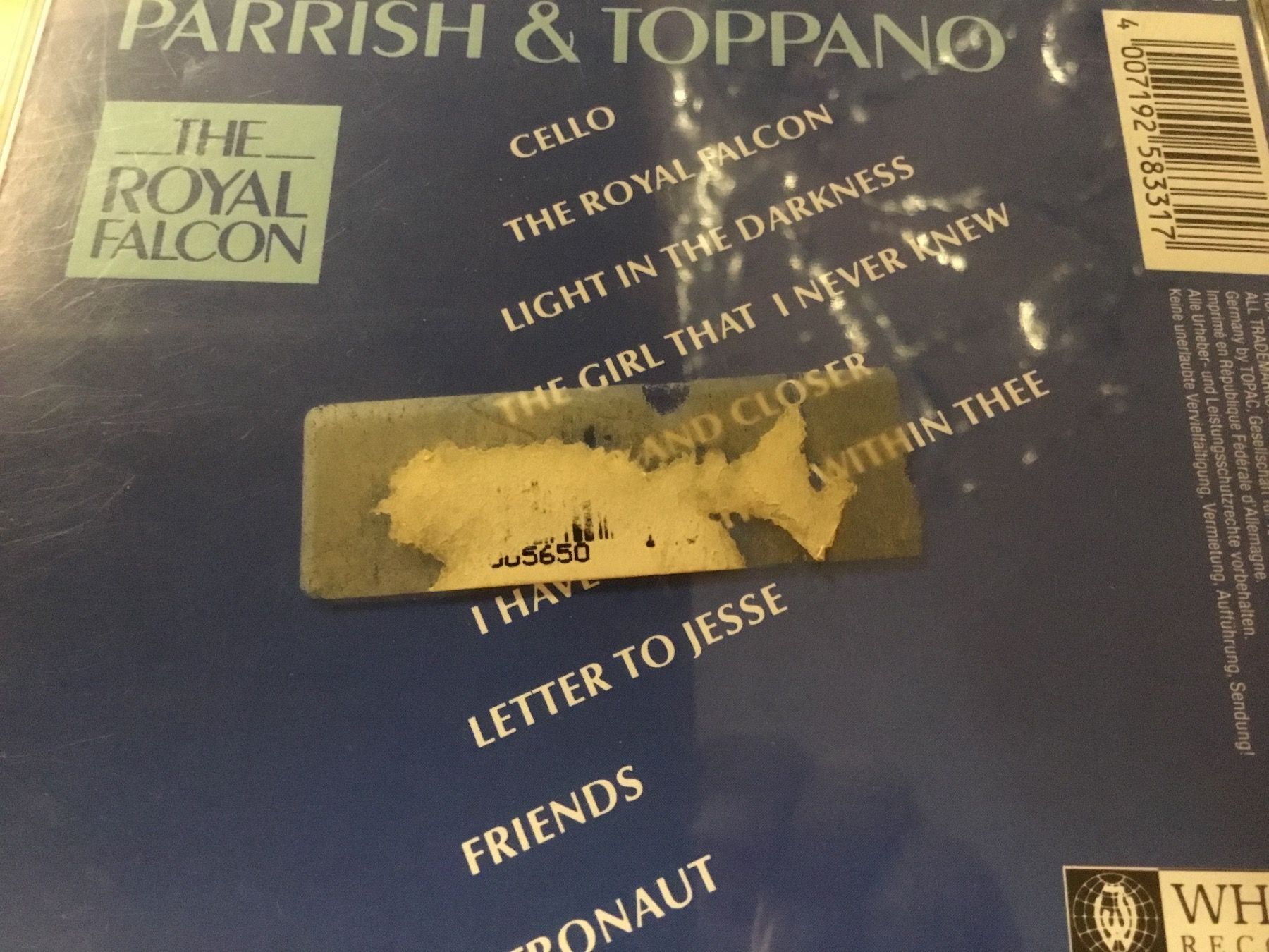 CD: Parrish & Toppano – Usato da Thierachern venduto da sweden08 1