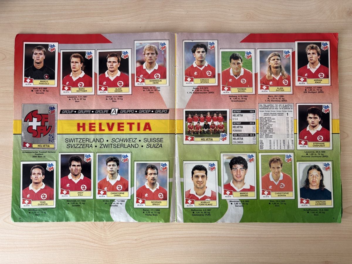 Panini Albums: Album Panini USA 94 – D'occasion à Lausanne par ValeMerky 4