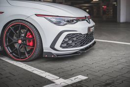 VW Golf 8 GTI / R-Line Maxton Frontspoiler V2