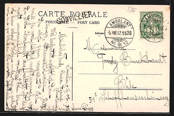Cartoline postali: Sonvilier /Jura Bernois, Teilansicht mit – Usato da Berlin venduto da bartko-reher 1