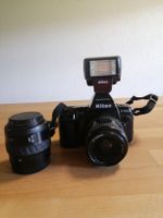 Nikon F-801s "DEFEKT" mit Objektiv und Blitzgerät