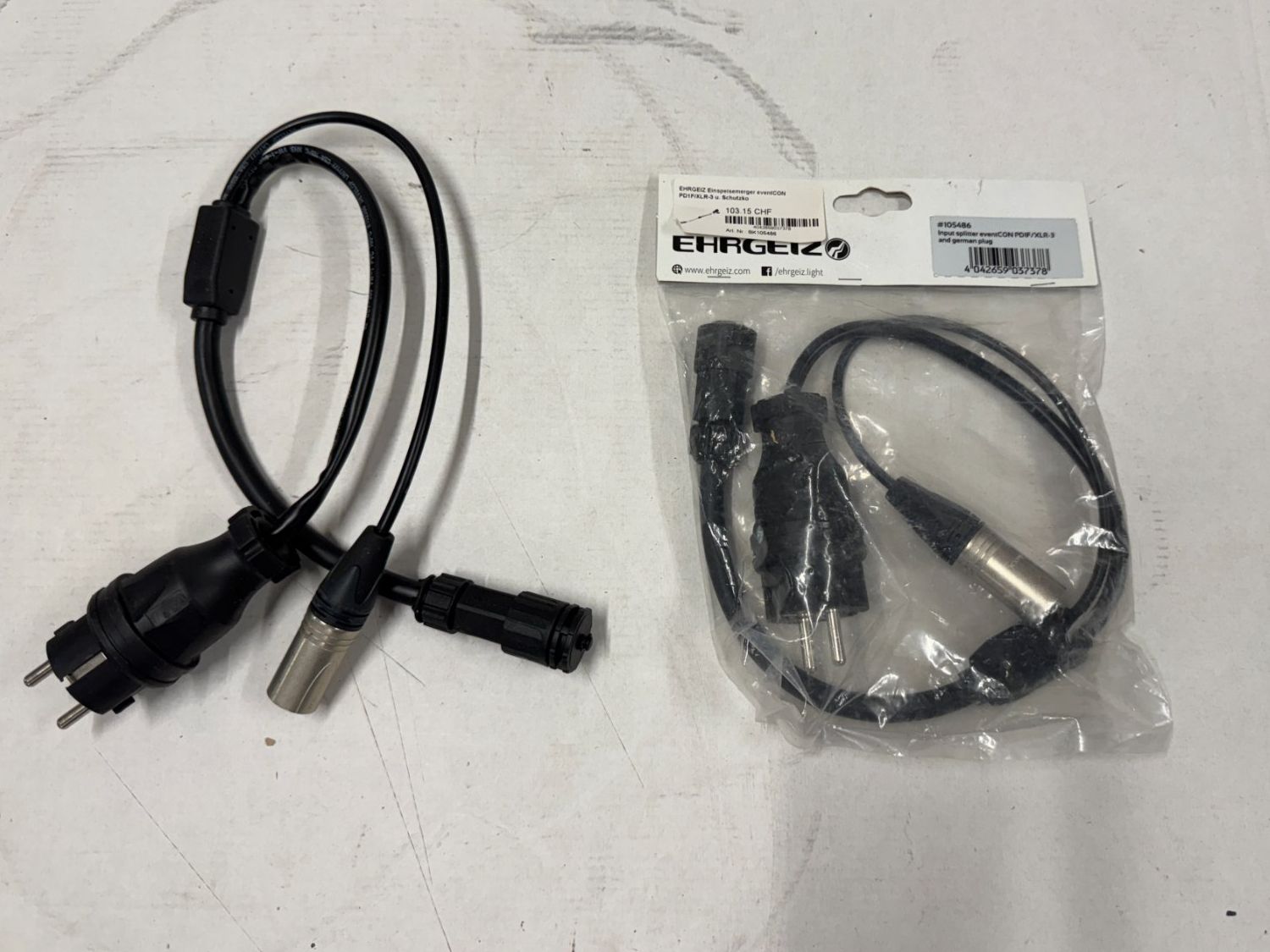 Unità & Adattatore: 2x Ehrgeiz Input splitter eventCON PD1F/XLR-3  (C367) – Nuovo (secondo la descrizione) da Däniken SO venduto da Profog1 1