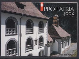1996 Markenheft  Pro Patria  ERSTTAG Top Zustand.