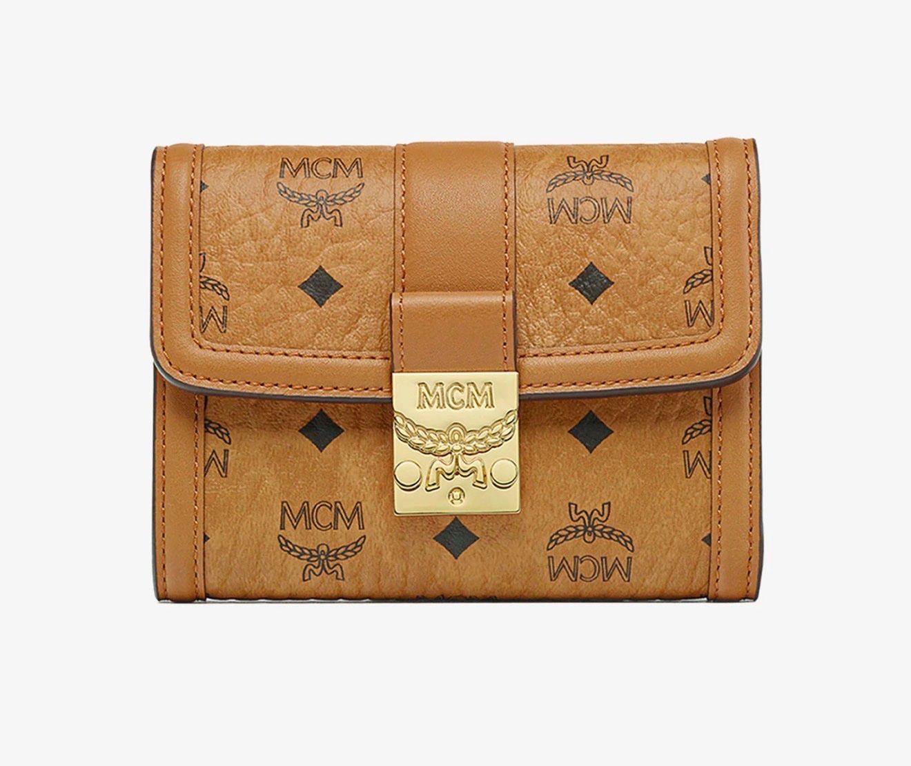 Mcm Portamonete: MCM TRACY SMALL WALLET - GELDBÖRSE - COGNAC – Nuovo e nell'imballaggio originale da Oberaach venduto da Dandy2021