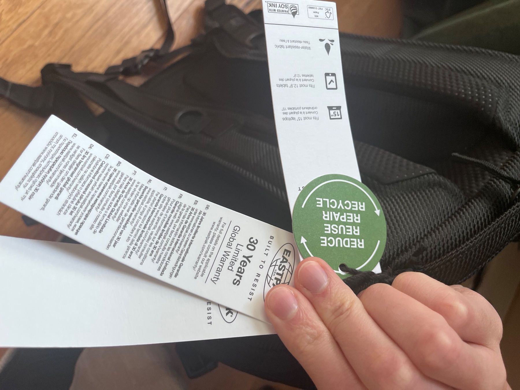 Eastpak Zaini: NEU Rucksack Eastpak TECUM M – Nuovo e nell'imballaggio originale da Bern venduto da voktevst 2