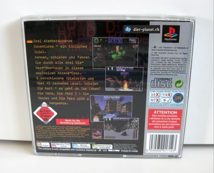 Sony Giochi: PS1 - Die Hard Trilogy (1996) – Usato da Embrach venduto da disc-planet 2