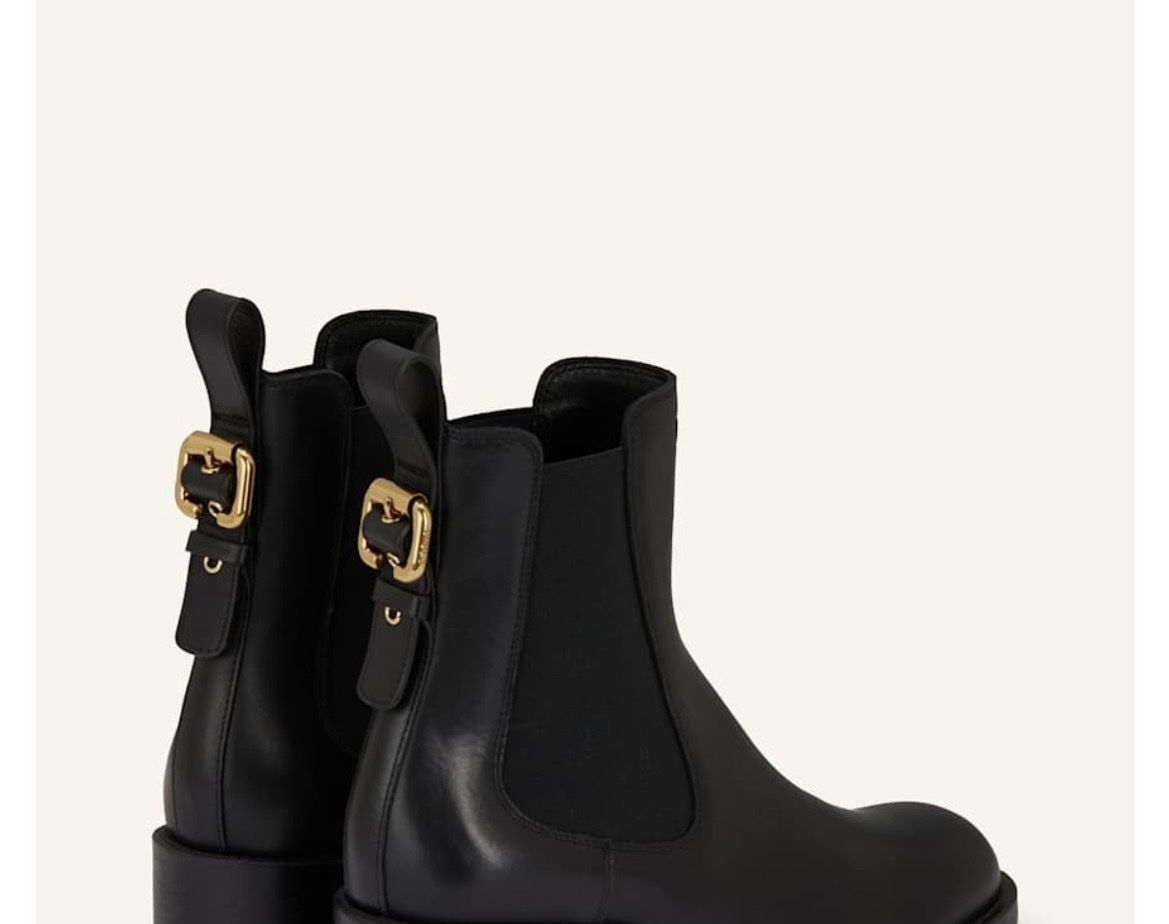 Chloé Scarpe da donna: Schwarze Chloé Stiefeletten, Gr. 38 – Nuovo (secondo la descrizione) da Männedorf venduto da wischito01 4