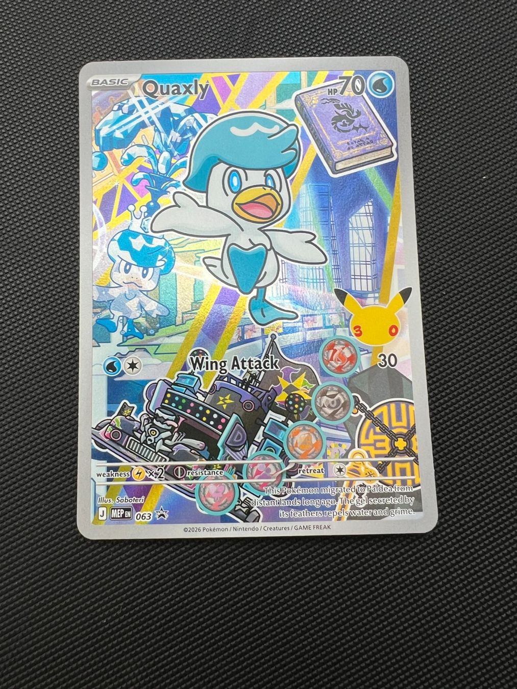 Pokémon Sammelbilder & Trading cards: Quaxly promo 063 – Neu (gemäss Beschreibung) aus St-Blaise von Ralphro
