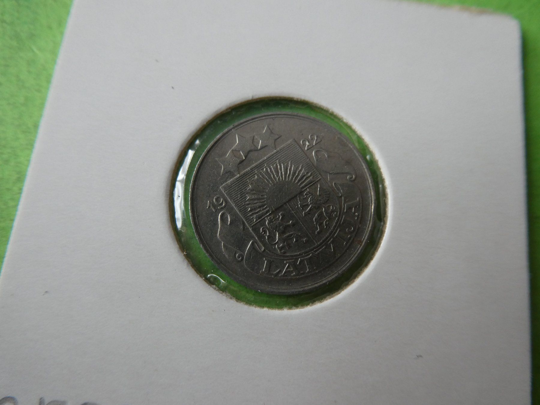 Tutti le monete: Llettland 1922, 10 Santimi – Usato da Hinterforst venduto da Rohusri 1