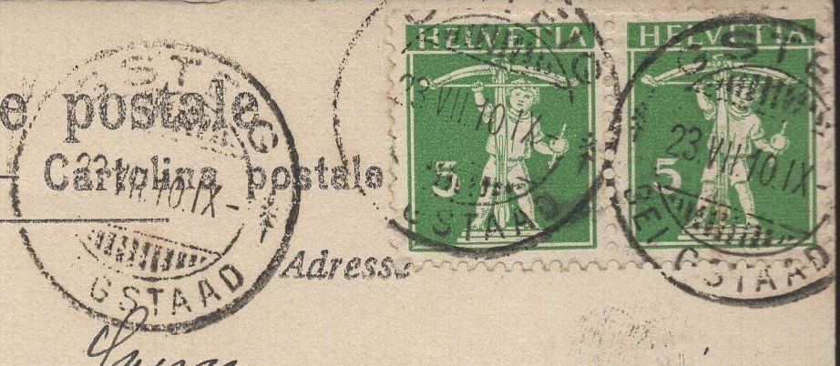 Cartoline postali: Col du Sanetsch, Glacier de Zanfleuron – Usato da Aarau venduto da kufi44 2