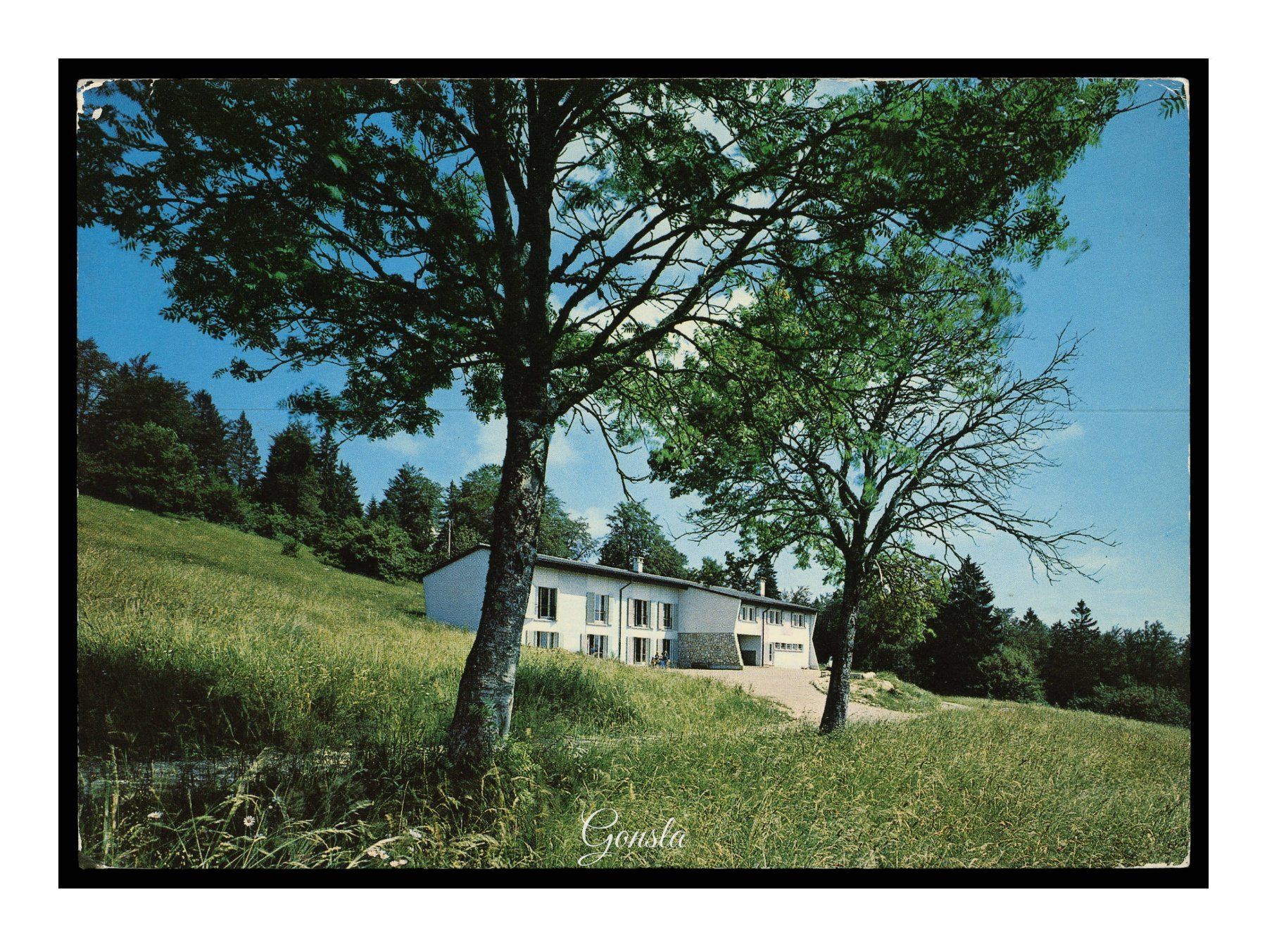 Ansichtskarten: MONTERET - 1972 "Maison de Jeunesse" – Gebraucht aus Onex von gonsla01