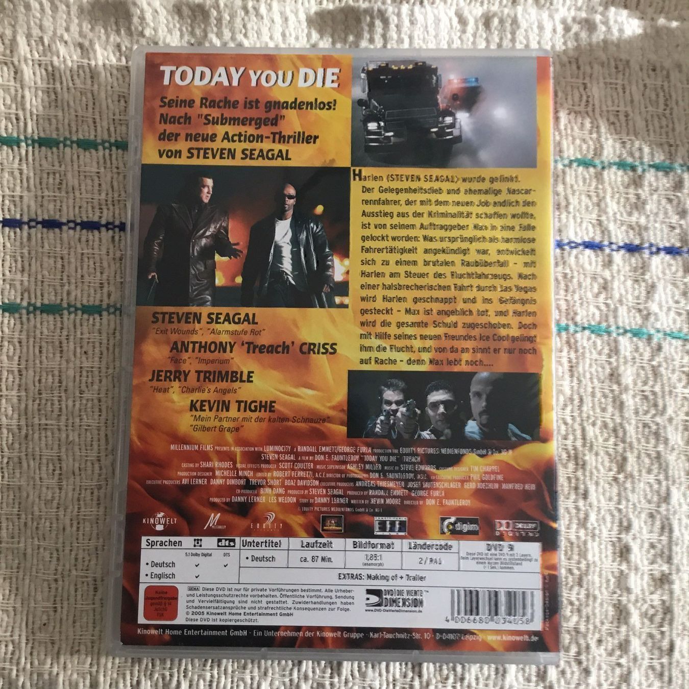 Tutti i DVDs: Today You Die - Dvd – Usato da Blauen venduto da berlingo65 1