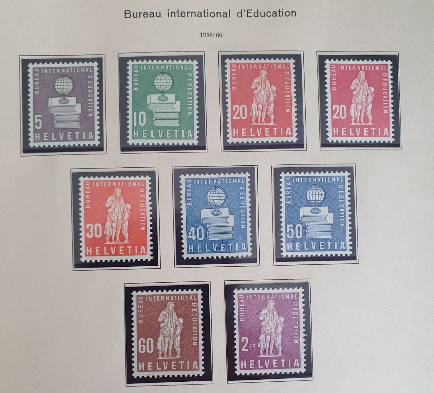 Alle Briefmarken: Teilsammlung Ämter, meist postfrisch, einzelne gestempelt – Gebraucht aus Fislisbach von Zigzag12
