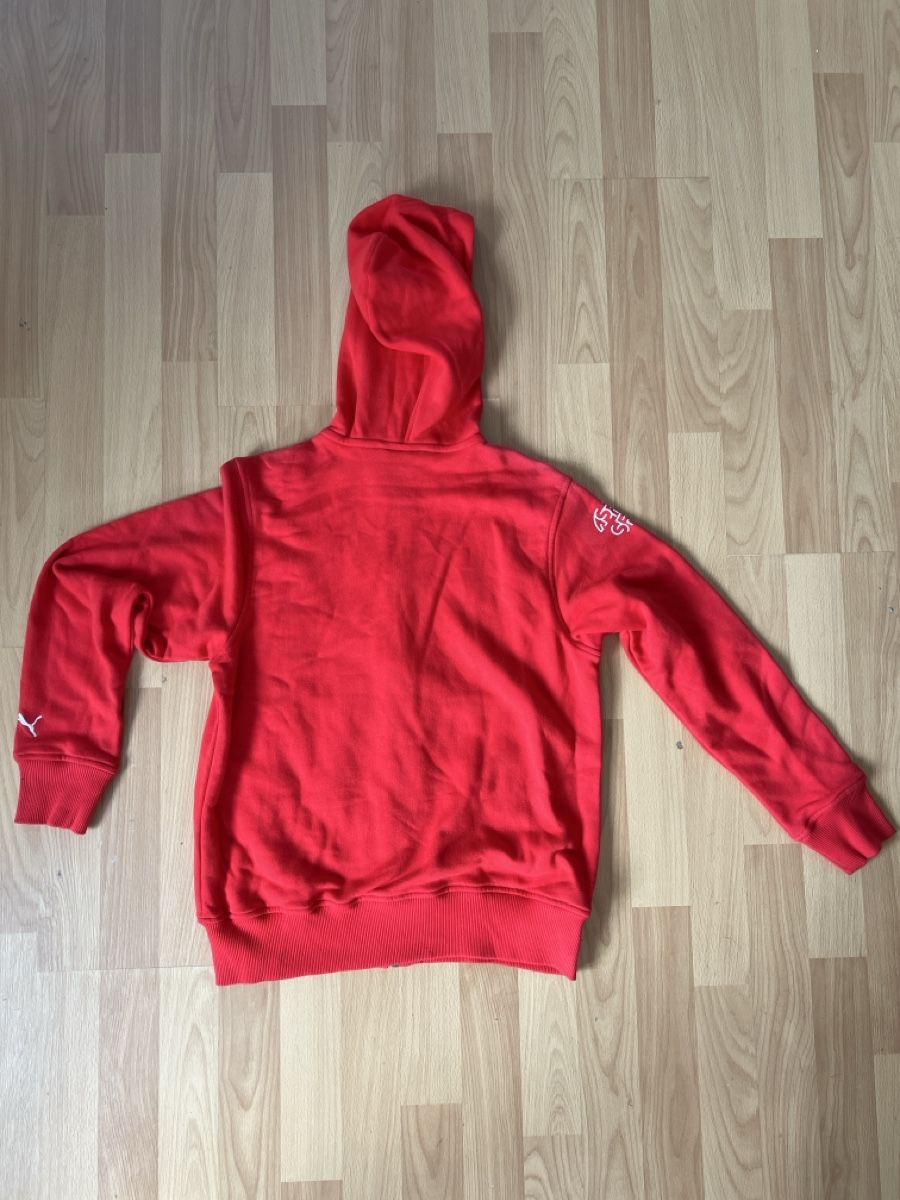 Giacche & Cappotti: Rot Kapuzenpullover Puma mit Schweizer Kreuz & Logo, Grösse  – Nuovo e nell'imballaggio originale da Wettingen venduto da Kawasaki987 4
