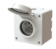 Steckdose 1xTyp25 AP IP55 MODINO EXO