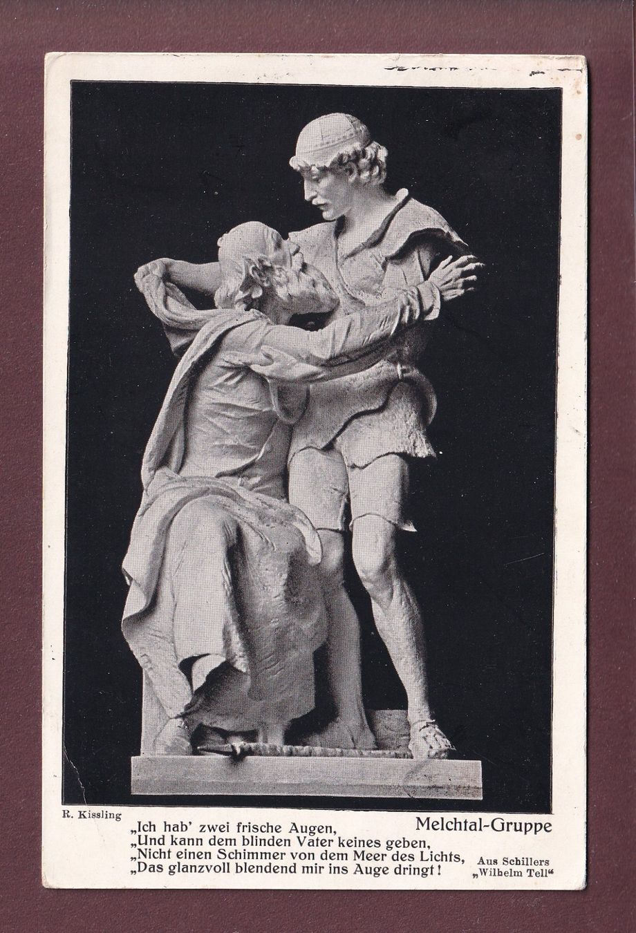 Ansichtskarten: MELCHTAL-GRUPPE - 1917 // Eckbug // – Gebraucht aus Pully von nicecards