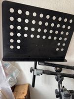 QUIKL Doppel Keboard Ständer mit Noten Ständer