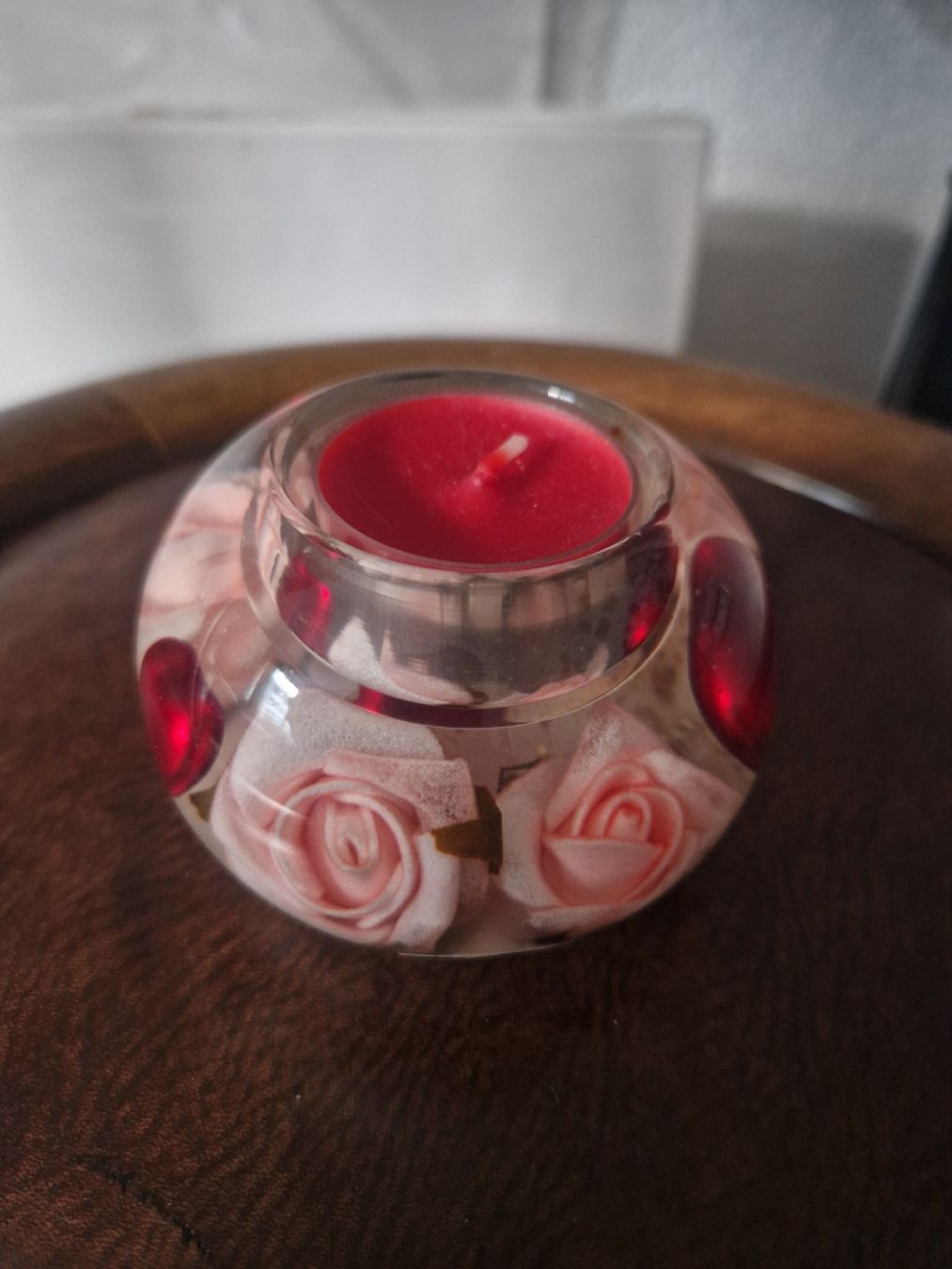 Tutte le decorazioni: Teelichthalter mit Herz & Rosen – Usato da Lyss venduto da Leila223 1