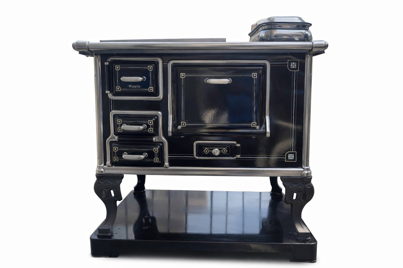 Altri mobili d'antiquariato: Beautiful Antique Enamel Grill with Propane Gas Conversion – Usato da Zürich venduto da TrainLine