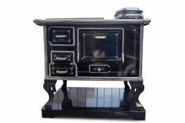 Beautiful Antique Enamel Grill with Propane Gas Conversion